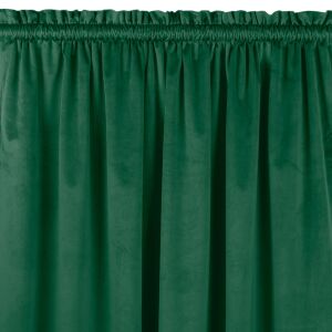 VILA glass green velvet blackout curtain with rod pocket - Interior design