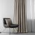 MILANA cappuccino blackout curtain in a modern room setting
