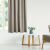 MILANA cappuccino blackout curtain in living room setting