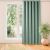 MILANA mint green blackout curtain hanging in a living room