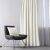 MILANA cream blackout curtain in bedroom setting