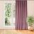 MILANA light purple blackout curtain in front of a window