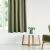 HOMEDE MILANA oil green blackout curtain in modern interior