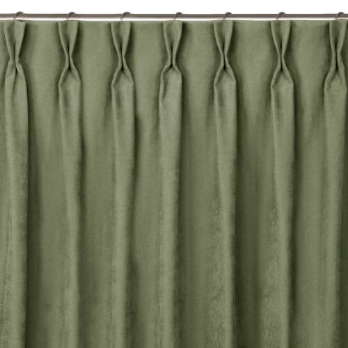 MILANA oil green blackout curtain with flex system