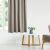 MILANA cappucino blackout curtain in living room setting
