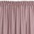 MILANA rose blackout curtain with dragon tape, close-up