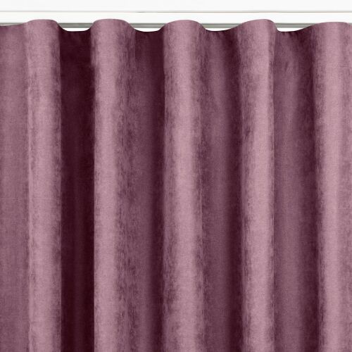 MILANA light purple blackout curtain with wave pleat heading tape