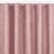 MILANA rose blackout curtain with wave heading tape, close-up