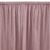 MILANA rose blackout curtain with rod pocket, close-up