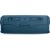 Studio shot of blue JBL Flip 6 Bluetooth speaker, top view with controls
