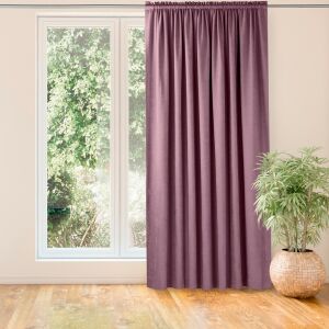 MILANA light purple blackout curtain hanging in a living room - Decoration