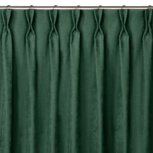 MILANA stakleno zelena zavjesa za zamračivanje s flex ovjesom - Uređenje interijera