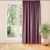 HOMEDE MILANA light purple blackout curtain hanging in front of a window