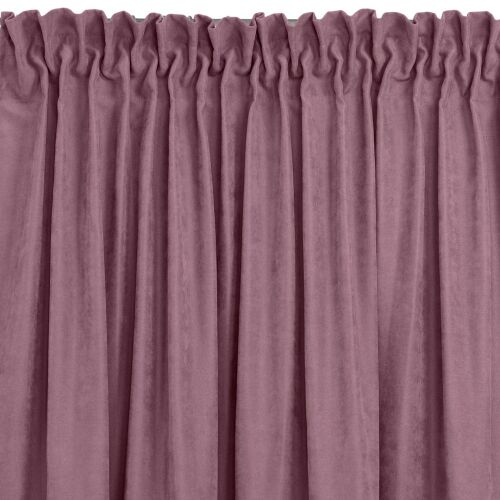 MILANA light purple blackout curtain with dragon curtain tape