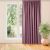 MILANA light purple blackout curtain hanging in front of a window