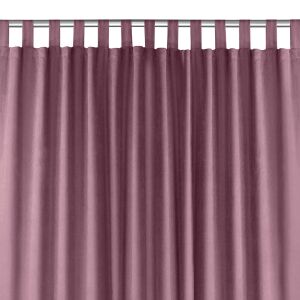Milana light purple blackout curtain with 10cm loops - Homede