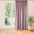 MILANA pink blackout curtain hanging in a living room