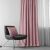 Milana pink blackout curtain in bedroom setting