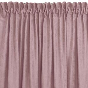 MILANA pink blackout curtain with dragon curtain tape - Interior design
