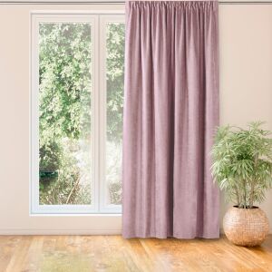 MILANA pink blackout curtain hanging in a living room setting - Interior design
