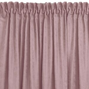 MILANA pink blackout curtain with dragon curtain tape - Curtain