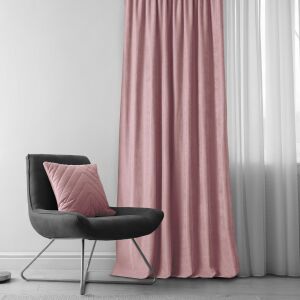 MILANA pink blackout curtain in a stylish interior setting. - Interior design