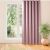 MILANA pink blackout curtain hanging in front of window
