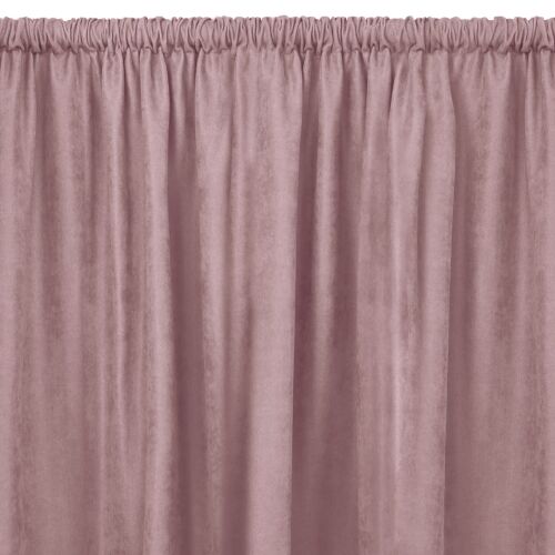 MILANA pink blackout curtain with rod pocket, 420x300 cm