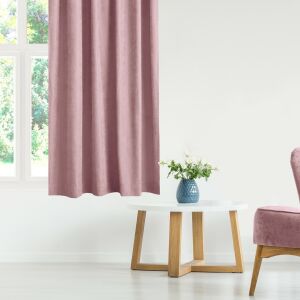 MILANA pink blackout curtain in a living room setting - Homede