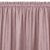 Close-up of pink MILANA blackout curtain with rod pocket