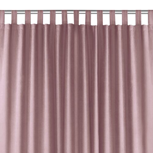 MILANA pink blackout curtain with rod pocket