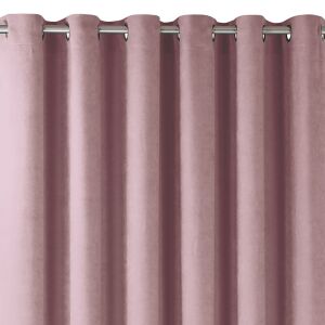 MILANA rose silver blackout curtain with metal grommets - Decoration
