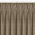 VILA beige velvet blackout curtain detail