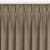 VILA beige blackout curtain with flex pleats