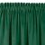 Close-up of VILA glass green velvet blackout curtain with dragon tape