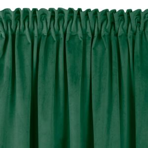 VILA üvegzöld sötétítő függöny sárkány függönybehúzó szalaggal - Lakástextil