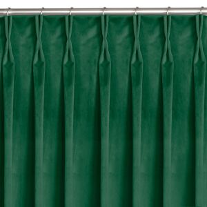VILA velvet blackout curtain, glass green, flex heading - Decoration