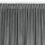 VILA graphite grey blackout curtain with dragon curtain tape, velvet texture