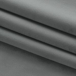Close-up of VILA graphite grey velvet blackout curtain fabric - Homede