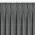 Close-up of VILA graphite grey velvet blackout curtain