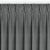 VILA graphite grey velvet blackout curtain detail