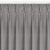 VILA grey velvet blackout curtain with flex heading