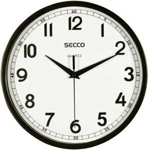 SECCO schwarz 24,5 cm Wanduhr 58125707 Wanduhren