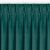 VILA teal velvet blackout curtain with double pleat flex heading