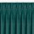 VILA teal velvet blackout curtain with flex heading