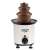 Adler chocolate fountain, 3-tier, white, black, 30W, 0.2L