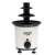 Adler chocolate fountain, 3-tier, white, black, 30W, 0.2L, front view