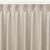 Close-up of CARMENA beige blackout curtain pleats