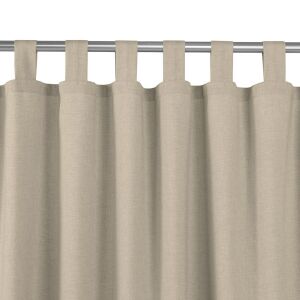 Zasłona zaciemniająca CARMENA kolor beżowy styl klasyczny pasy 10 cm plecione 450x245 HOMEDE 111483102