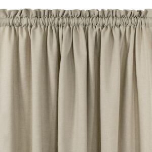 Zasłona zaciemniająca CARMENA beżowy styl klasyczny bunting 5 cm, 3 cm koc z roletami plecionymi 600x270 HOMEDE 111483346